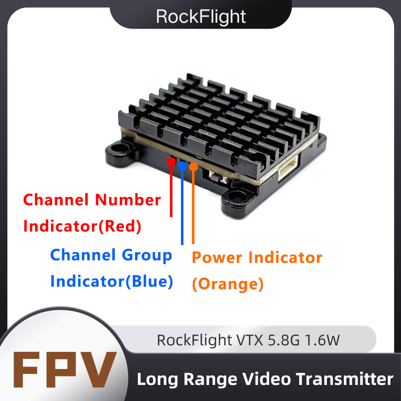 RockFlight TX663 VTX 5.8G 48CH - огляд і ціна Drone Frame
