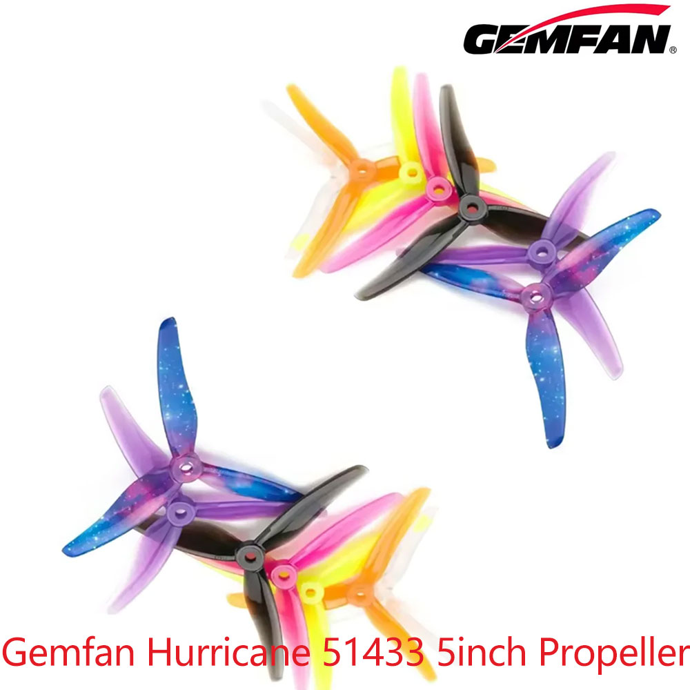 12Pairs Gemfan Hurricane 51433 - огляд і ціна Drone Propeller
